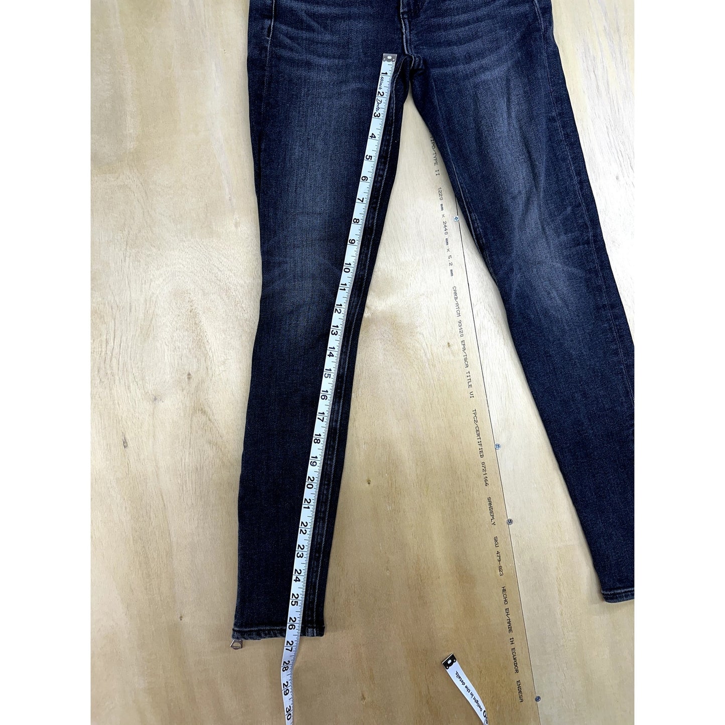 Rag & Bone Skinny Black 23