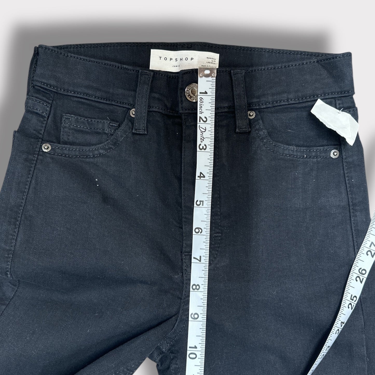 NWT TOPSHOP JAIME BLACK SKINNY 24/32
