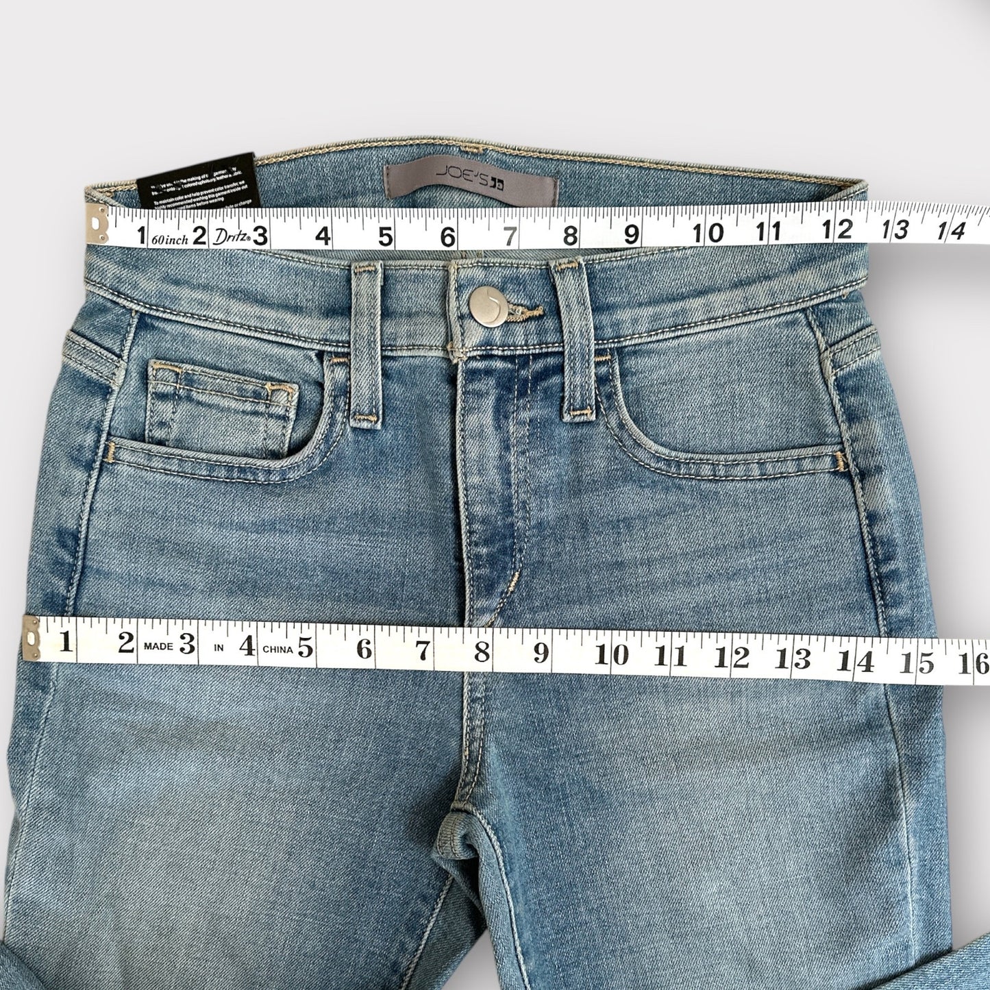NWT Joes Jeans Mid Rise Skinny Ankle light wash 24