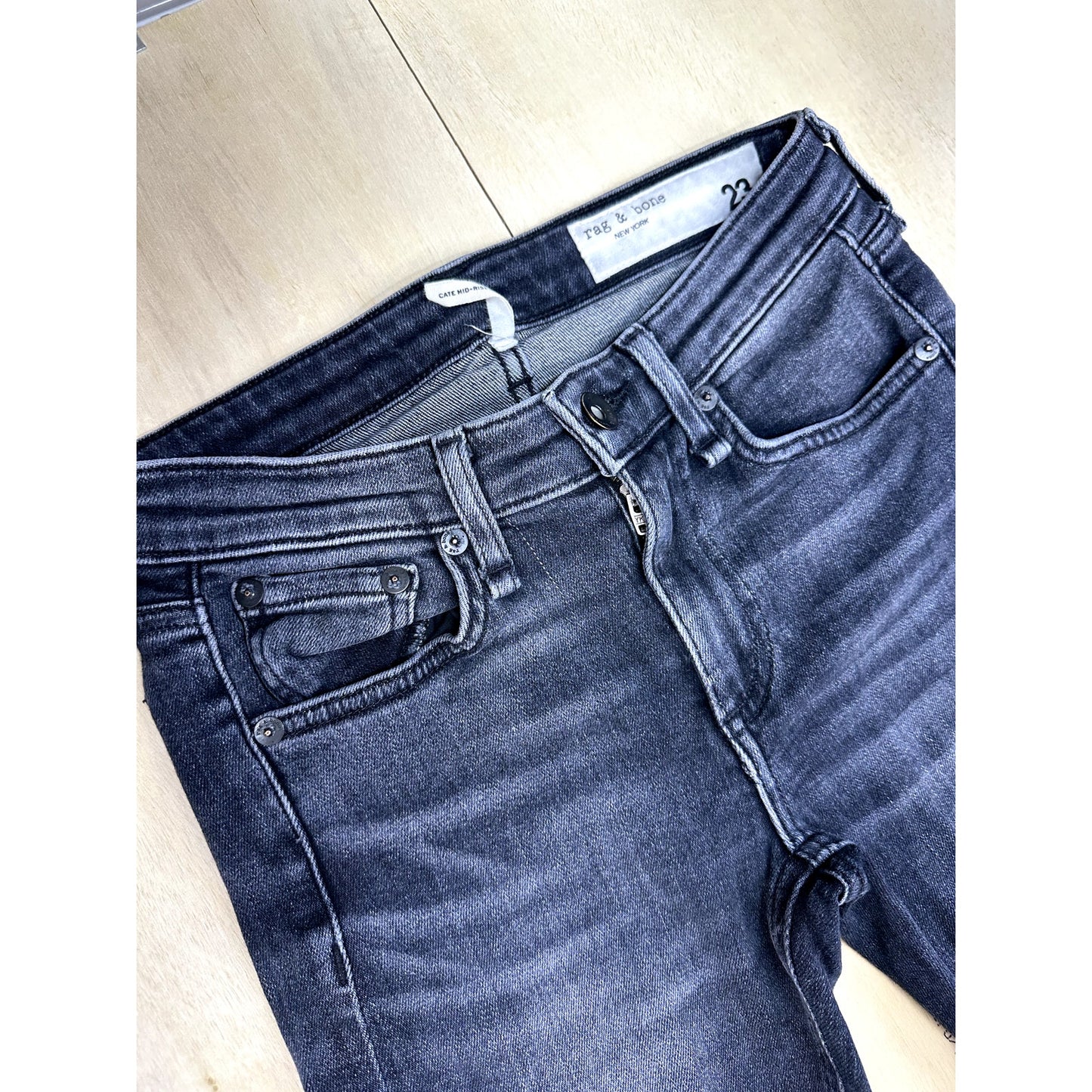 Rag & Bone Skinny Black 23