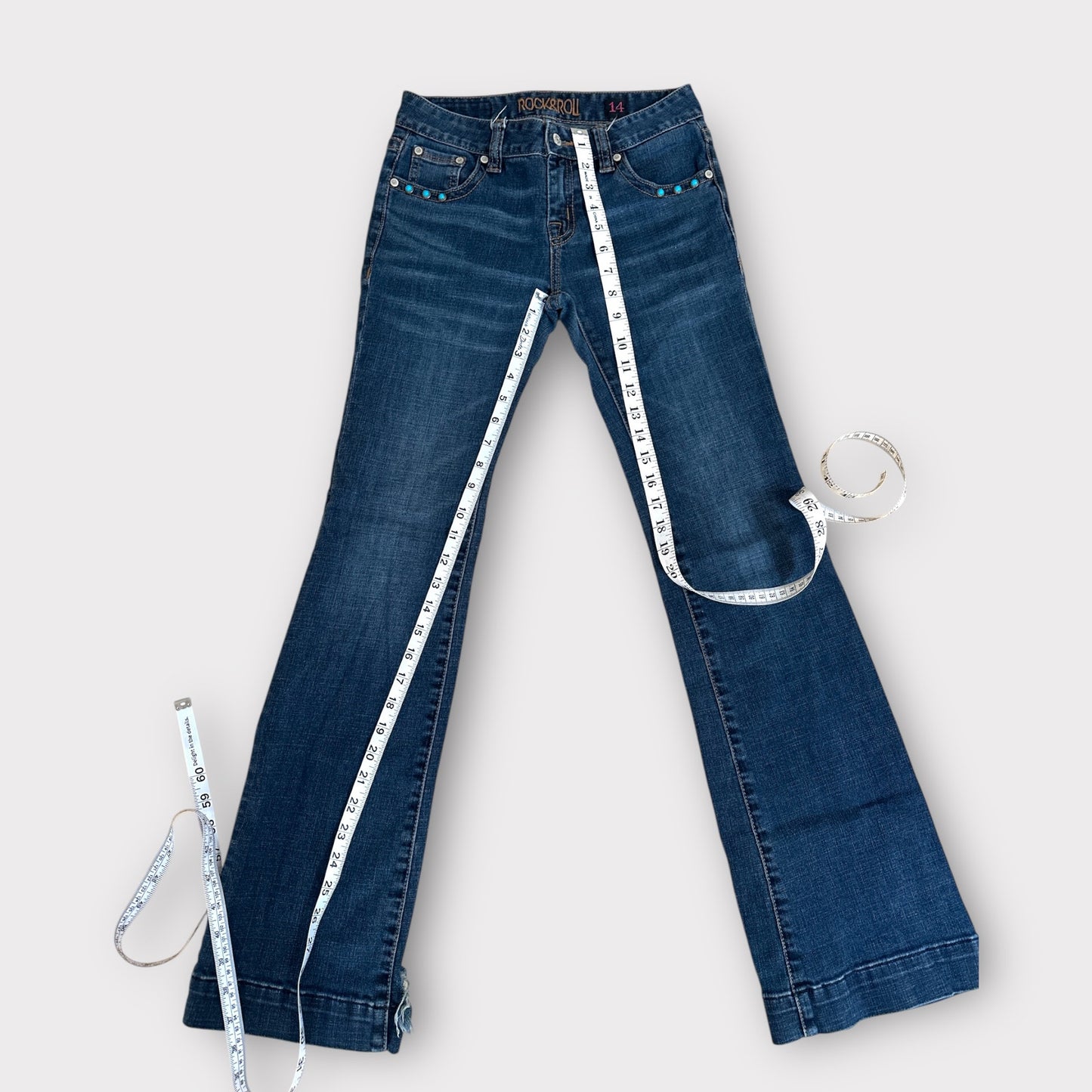 Rock & Roll boot cut low rise jeans 14 / 24
