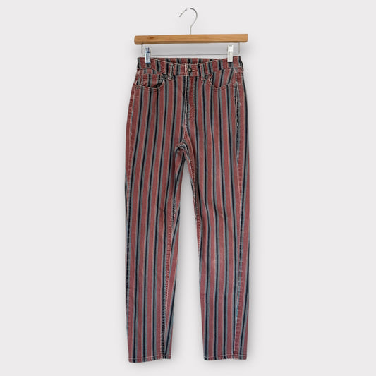 American Eagle Skinny Straight Pinstriped Jeans 00 Reg