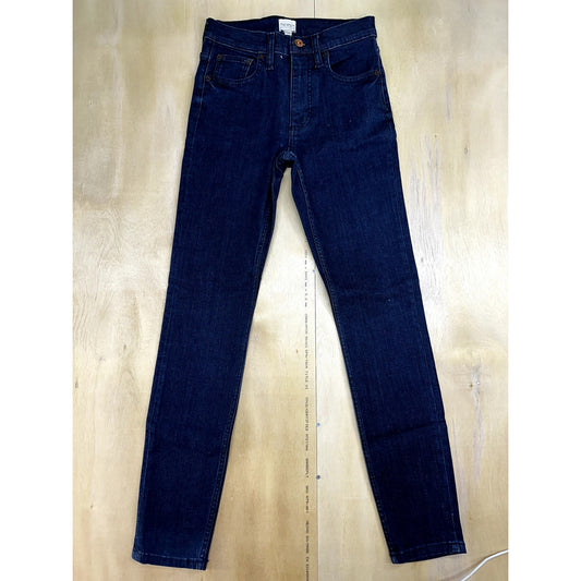 French Connection rebound 4xxxxs dark wash mid rise skinny