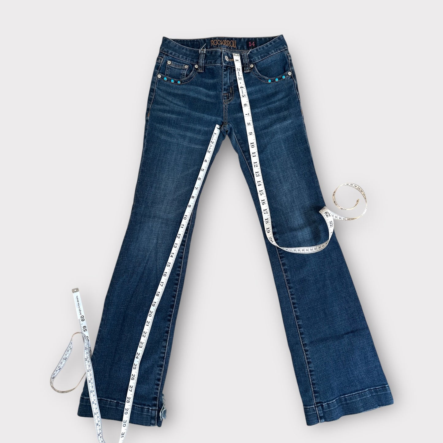 Rock & Roll boot cut low rise jeans 14 / 24
