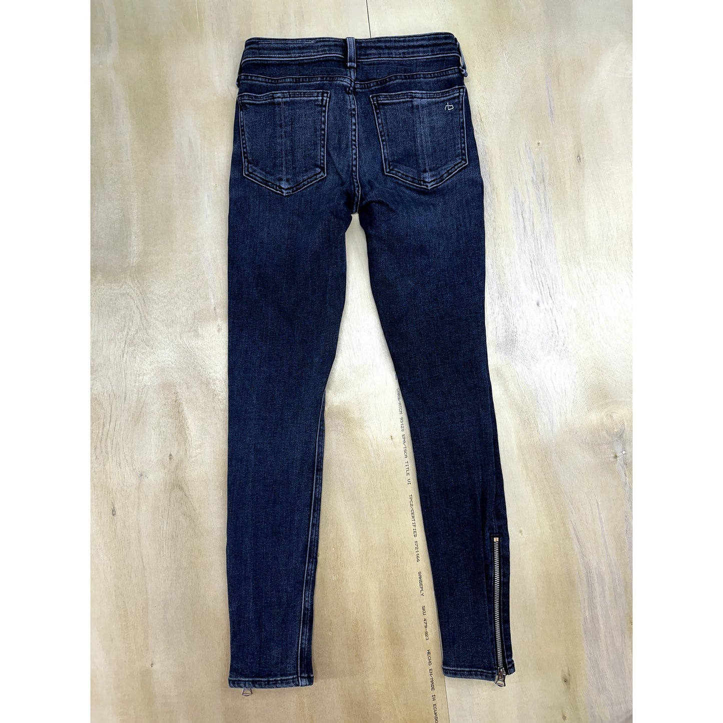 Rag & Bone Skinny Black 23