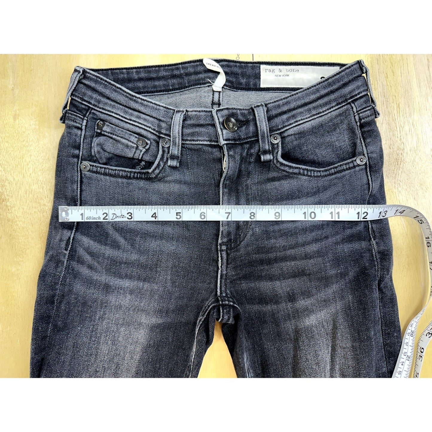 Rag & Bone Skinny Black 23