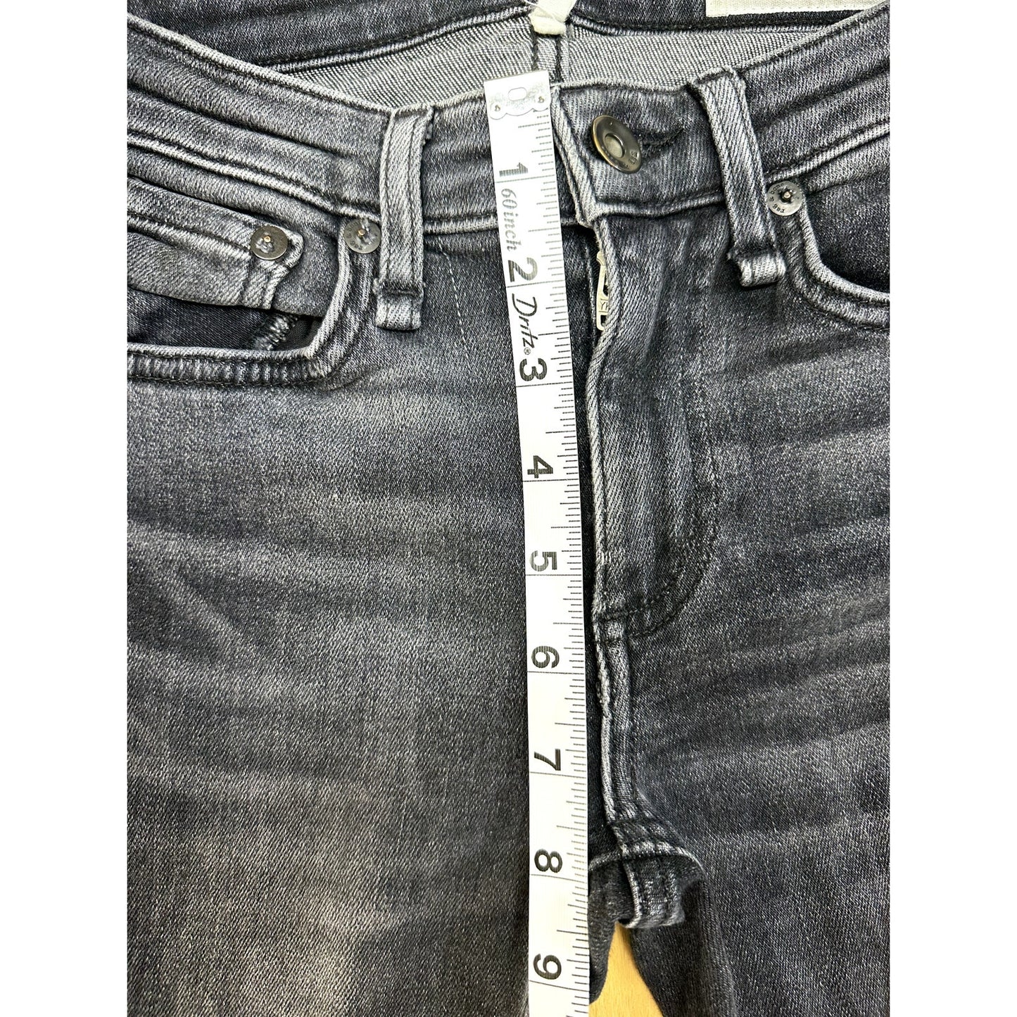 Rag & Bone Skinny Black 23