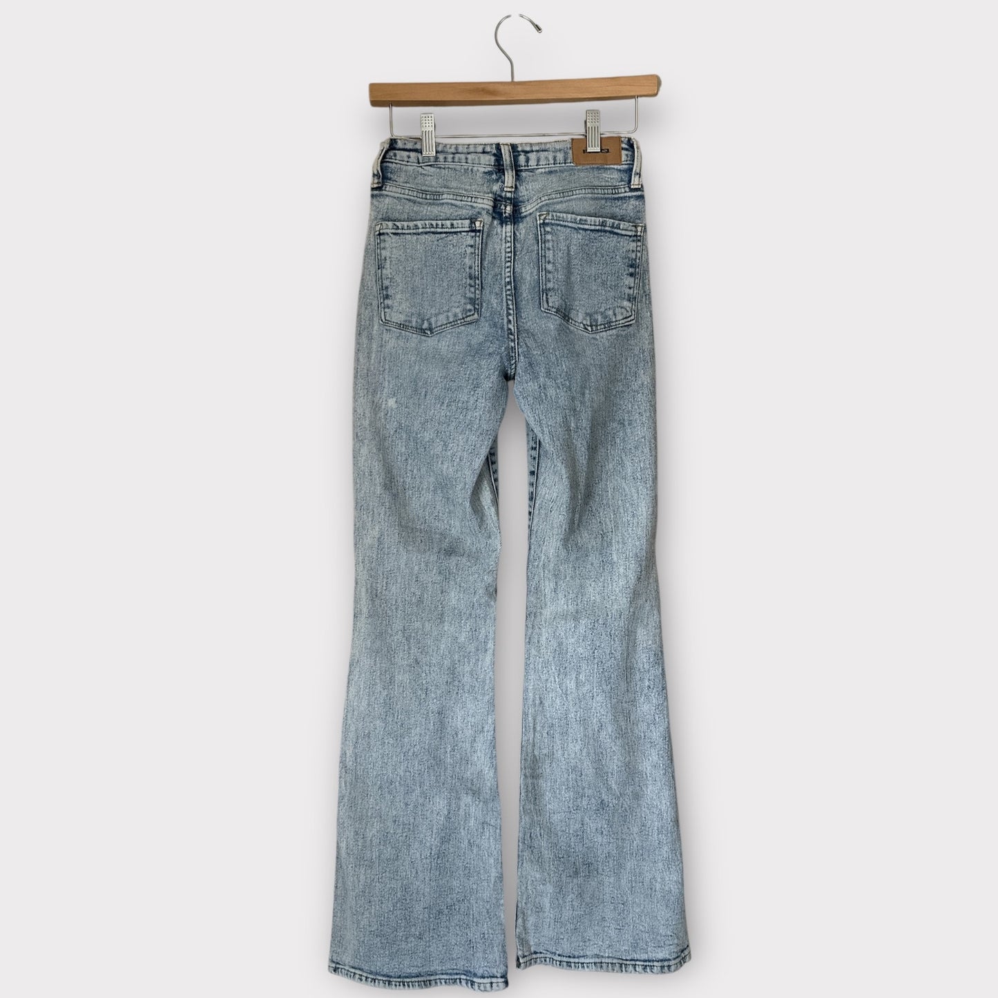 RSQ High Rise Flare Acid Wash 24