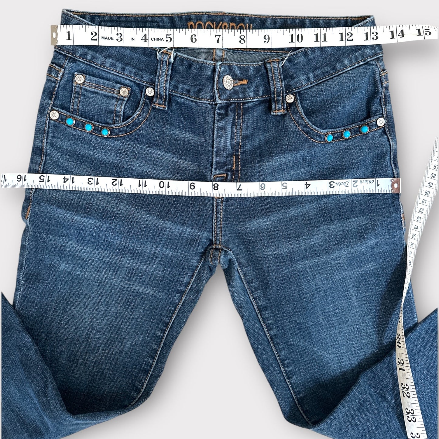 Rock & Roll boot cut low rise jeans 14 / 24