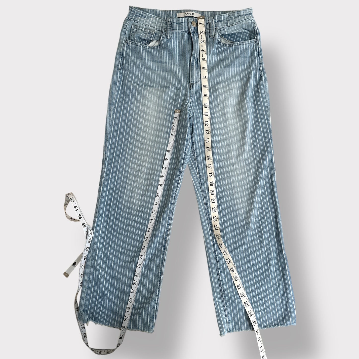 Joes Jeans pinstriped mom capri size 29